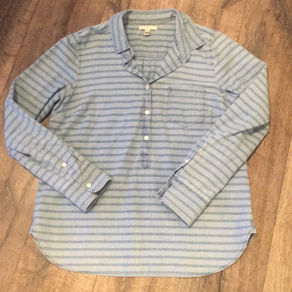 ::SOLD::J. Crew Chambray Pullover Shirt